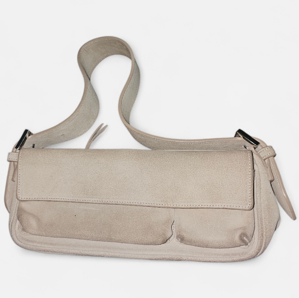 BY FAR Beige Shoulder Bag